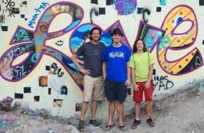 Customer of the Month | Andy Strauser with his sons | Omega3 Innovations