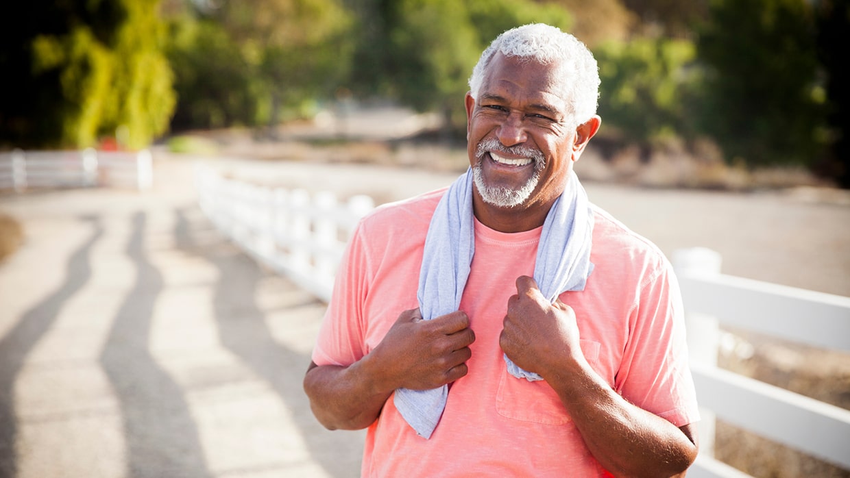 Healthy Elderly Man