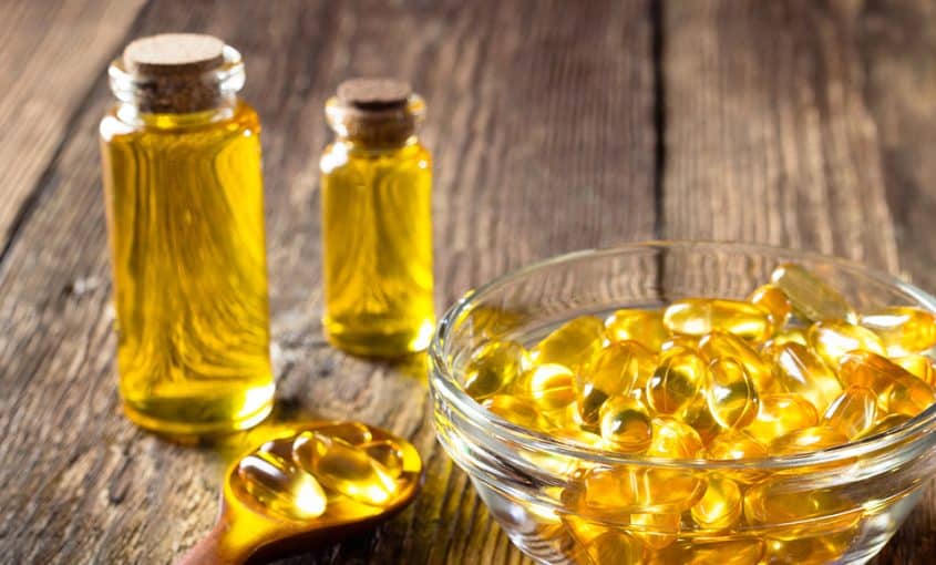 fish oil in liquid and capsule form