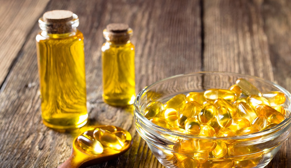 fish oil in liquid and capsule form